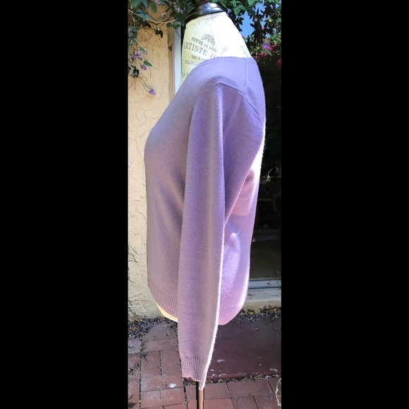 I LEVRIERI Italian Cashmere Lavender Sumptuous Cardigan Sweater Sz S - Picture 4 of 7